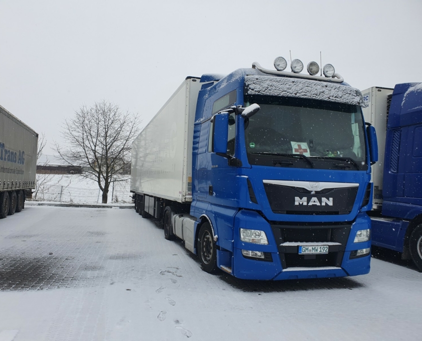 Hilfstransporte in die Ukraine