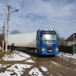 Die LKW sind in der Ukraine angekommen
